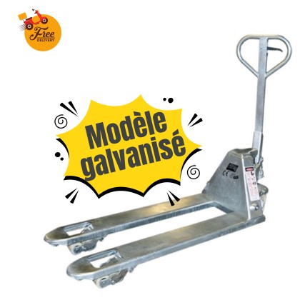 Transpalette manuel galvanisé - Premium